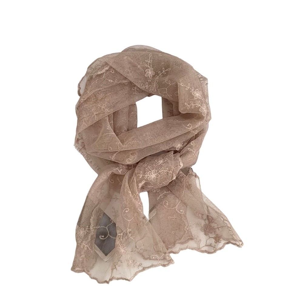 Fashion Long Lace Scarf Breath - Ascot Neck Scarf review and price