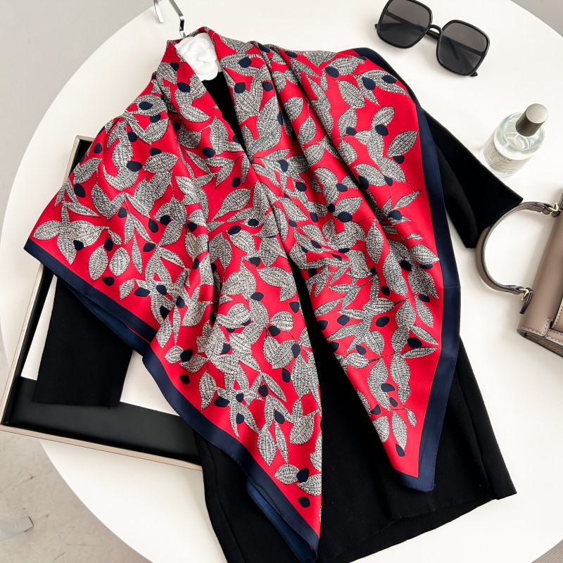 90cm Square Scarf High Quality - Scarf Silk Square review and price