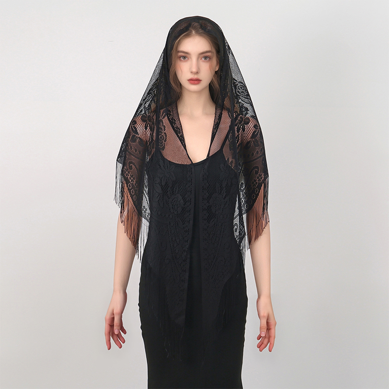 New Embroidery Lace Scarf Shaw - Stole Wedding Shawl review and price