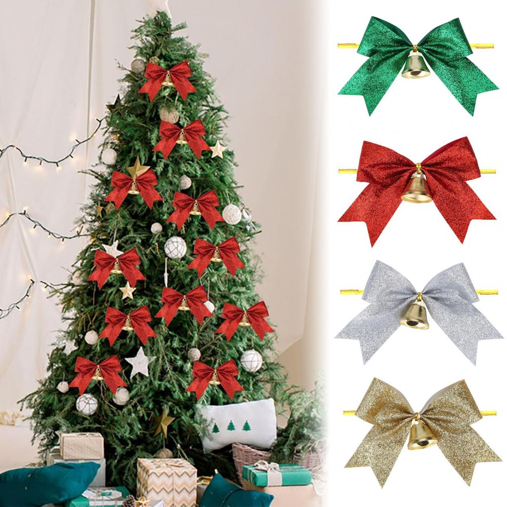 2 Pcs Christmas Bows with Bell - Bow Tie Pre Tied review and price