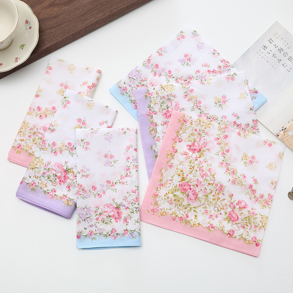 Women 43cm Vintage Floral Cott - Pocket Square Set review and price