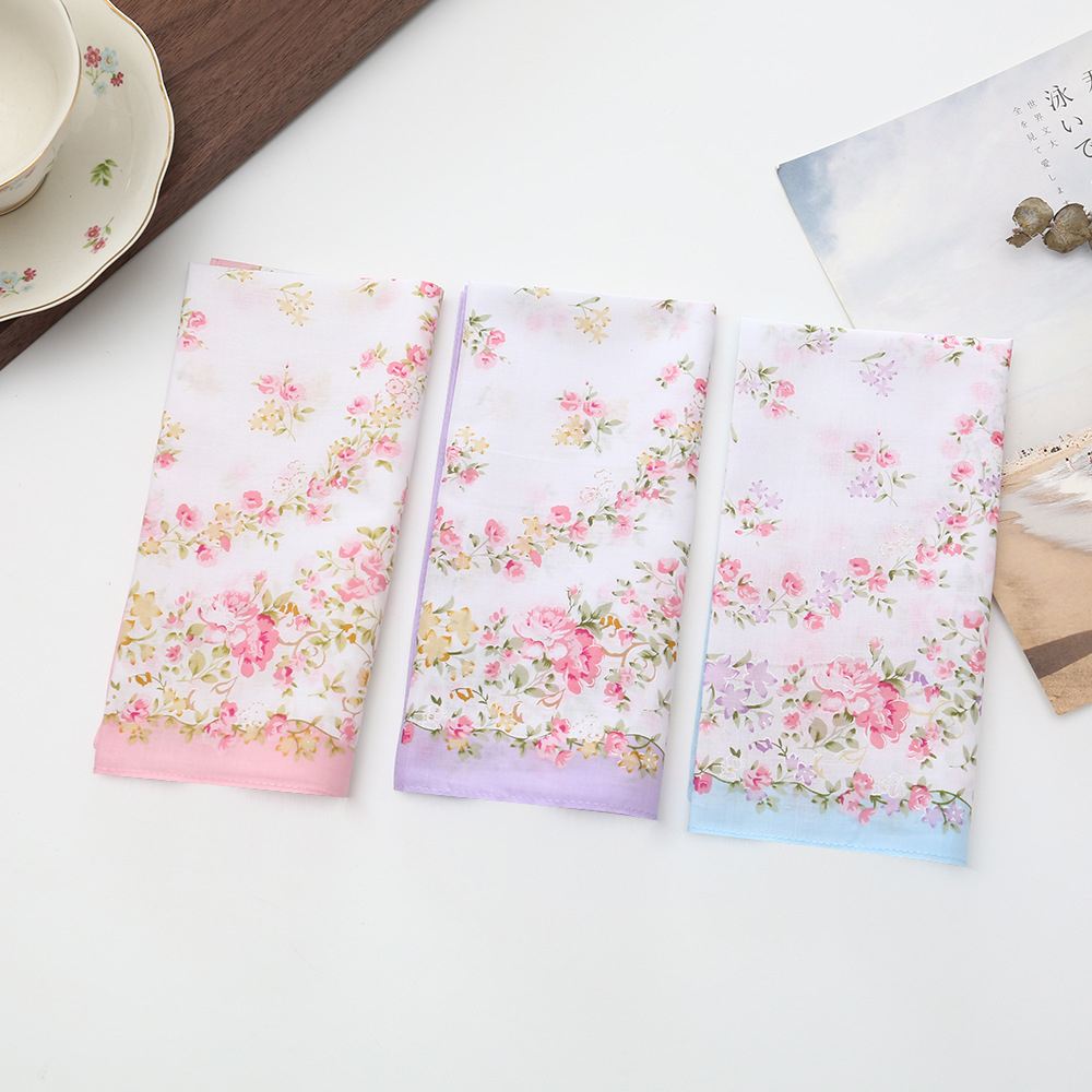 Women 43cm Vintage Floral Cott - Pocket Square Set review and price