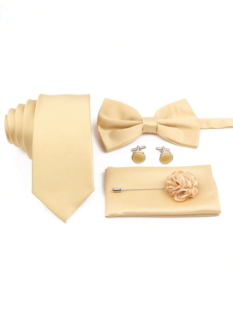 SGIAWETA-5pcs/Set Champagne Co - Pocket Square Set review and price