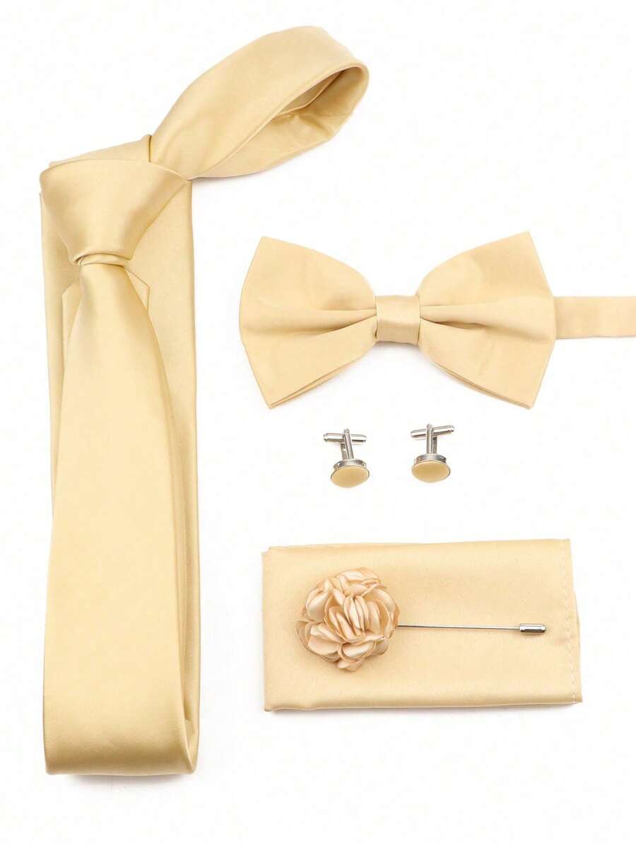 SGIAWETA-5pcs/Set Champagne Co - Pocket Square Set review and price