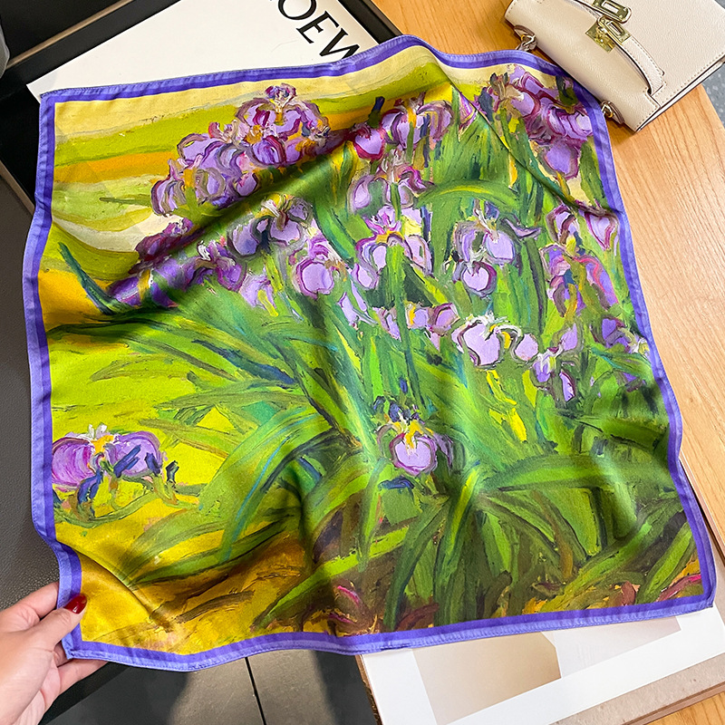 New 2023 Real Silk Hair Scarf  - Ascot Neck Scarf review and price
