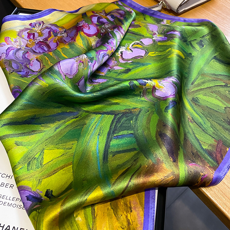 New 2023 Real Silk Hair Scarf  - Ascot Neck Scarf review and price