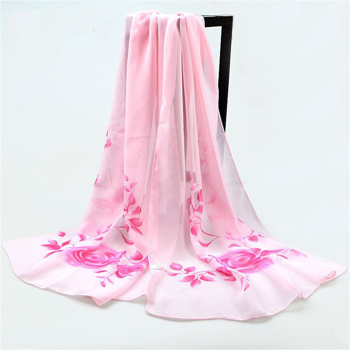 1pcs Chiffon Scarf Simple Eleg - Ascot Neck Scarf review and price