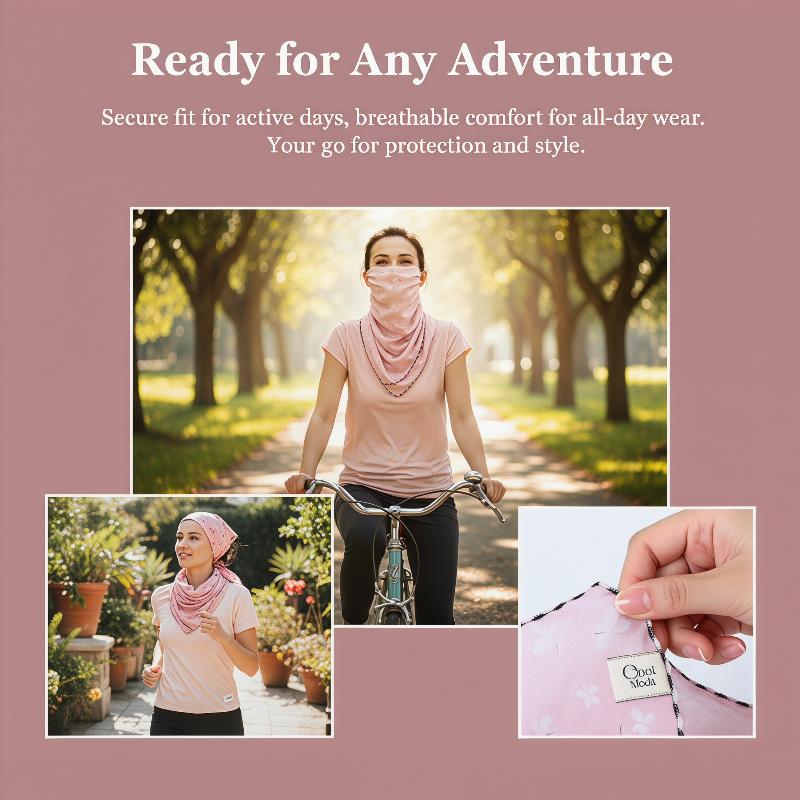 1Pc Adjustable Chiffon Face Ma - Ascot Neck Scarf review and price