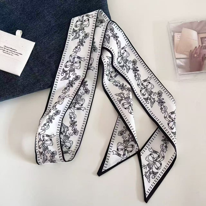 Black White Double Sided Paisl - Ascot Neck Scarf review and price