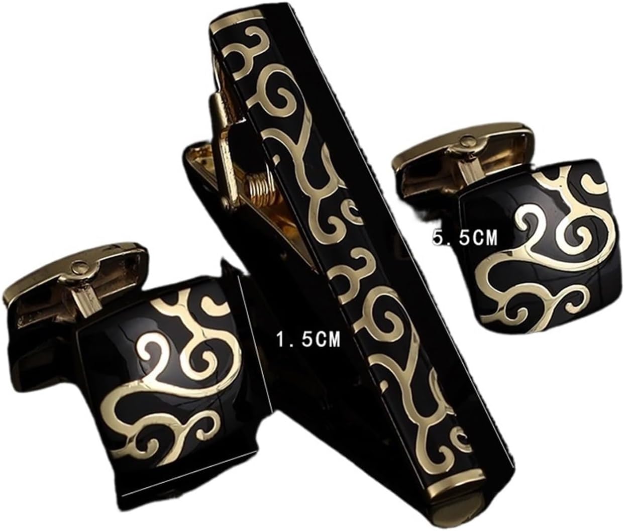 2 Sets,Mens Ties Clip Cufflink - Tie Bar Set Gift review and price