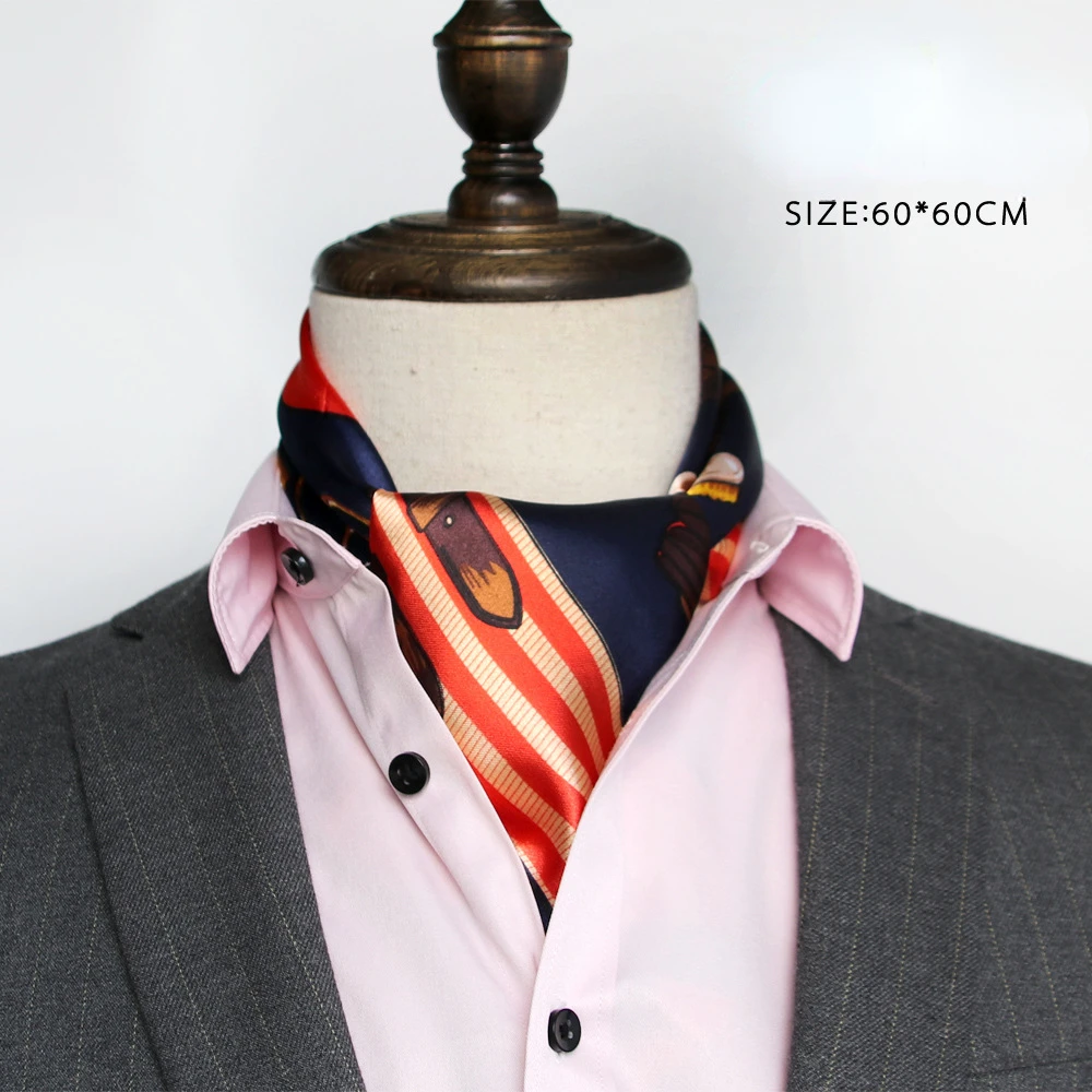 British Men's Silk Scarf Small - Ascot Neck Scarf review and price