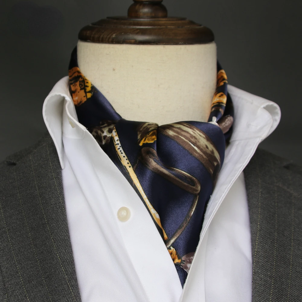 British Men's Silk Scarf Small - Ascot Neck Scarf review and price