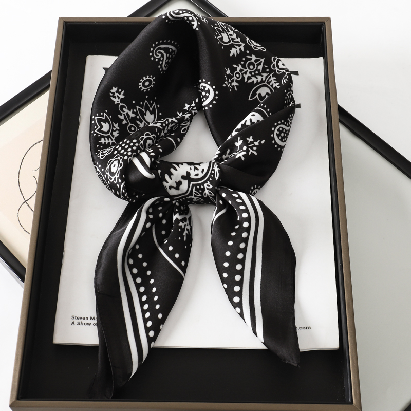 Luxury Brand Silk Square Paisl - Ascot Neck Scarf review and price