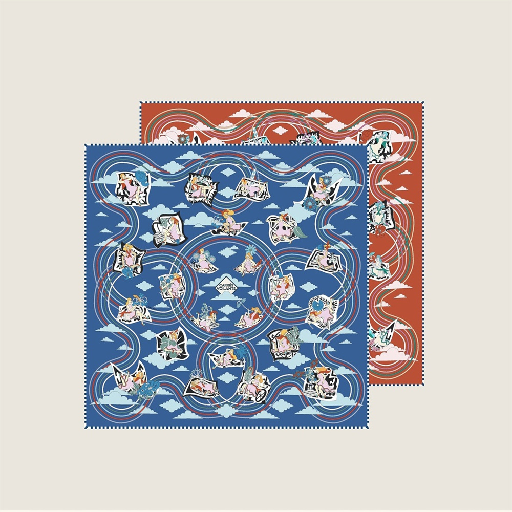 2025 New Luxury Hand Rolled Tw - Scarf Silk Square review and price
