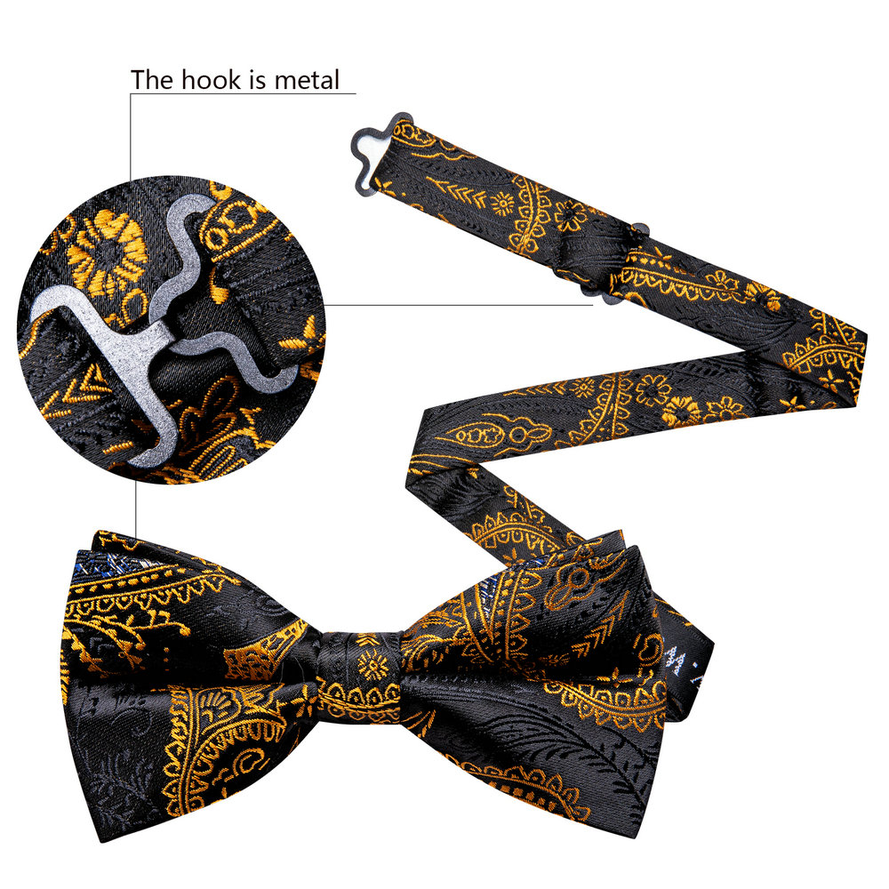 Barry.Wang Silk Mens Bow Tie B - Bow Tie Pre Tied review and price