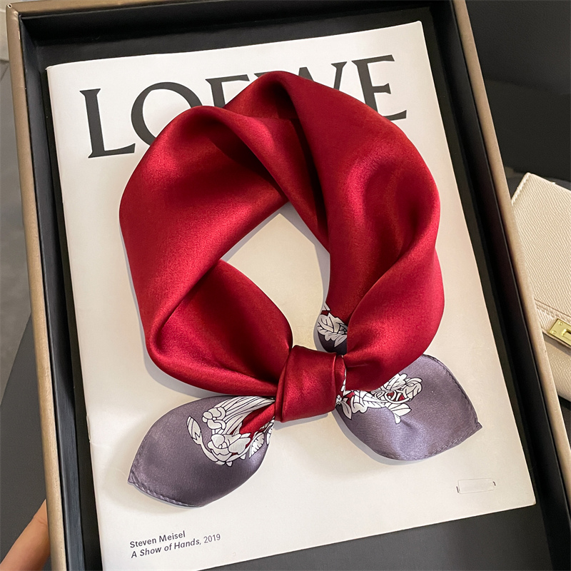 2024 Luxury Print 100% Silk Sc - Ascot Neck Scarf review and price