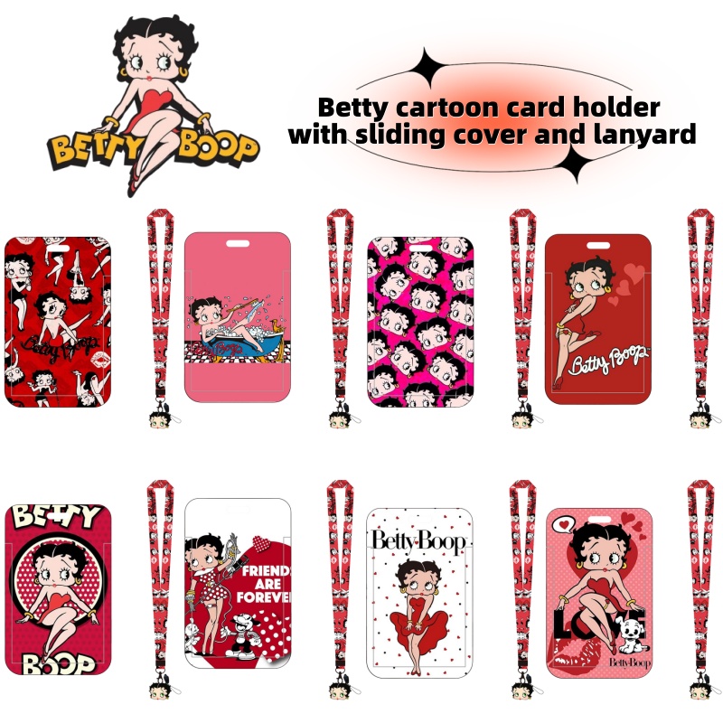Betty Boop series anime bus ca - Lanyard Badge Holder review and price