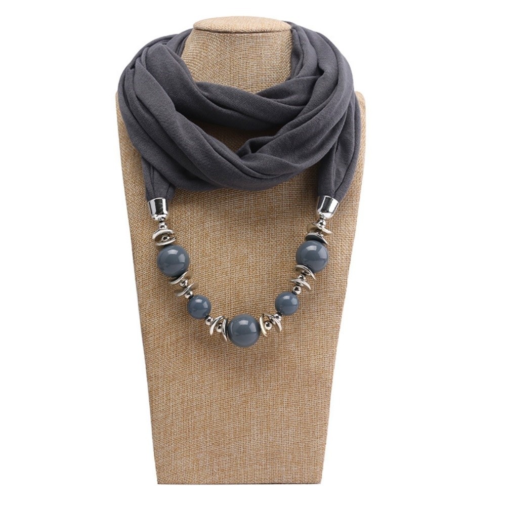 Fashion Chiffon Scarf Necklace - Infinity Scarf Knit review and price