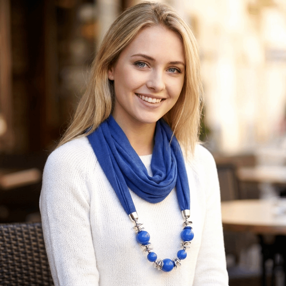 Fashion Chiffon Scarf Necklace - Infinity Scarf Knit review and price