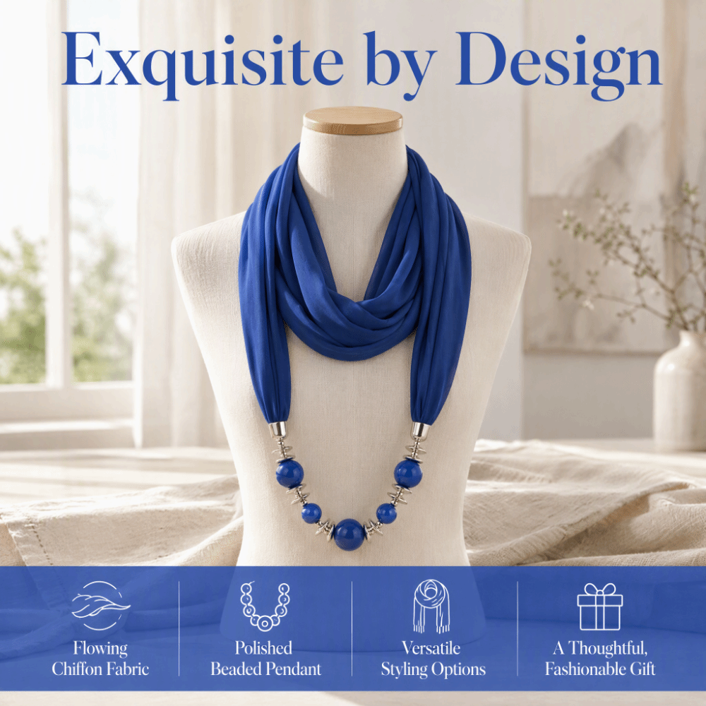 Fashion Chiffon Scarf Necklace - Infinity Scarf Knit review and price